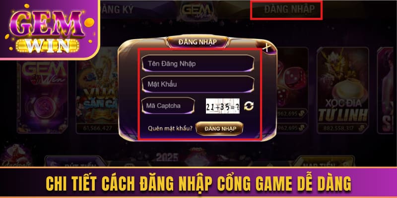 Chi tiết cách đăng nhập cổng game dễ dàng